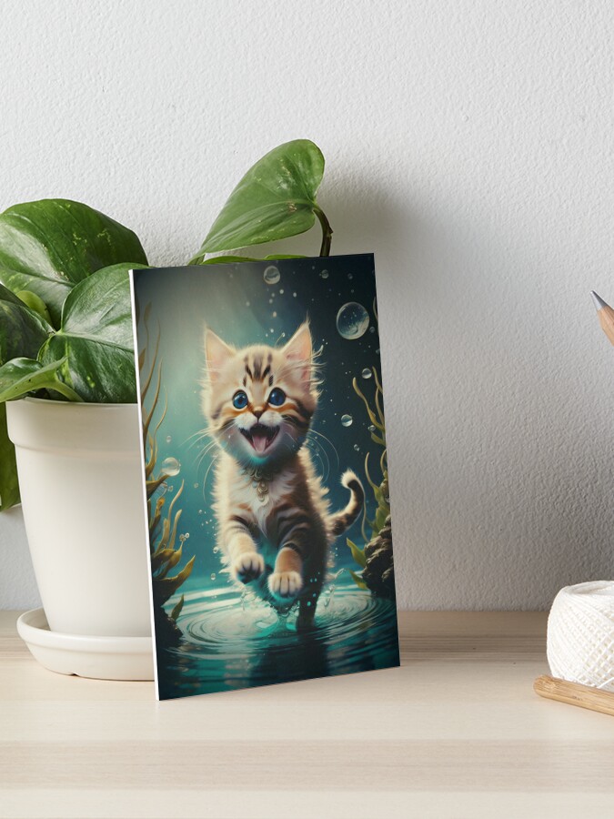 Adorable Kitten - Art Print