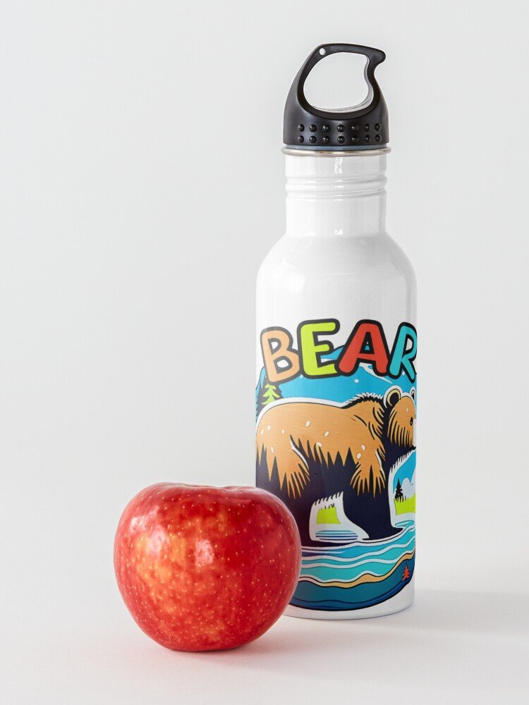 Watter bottle with bear