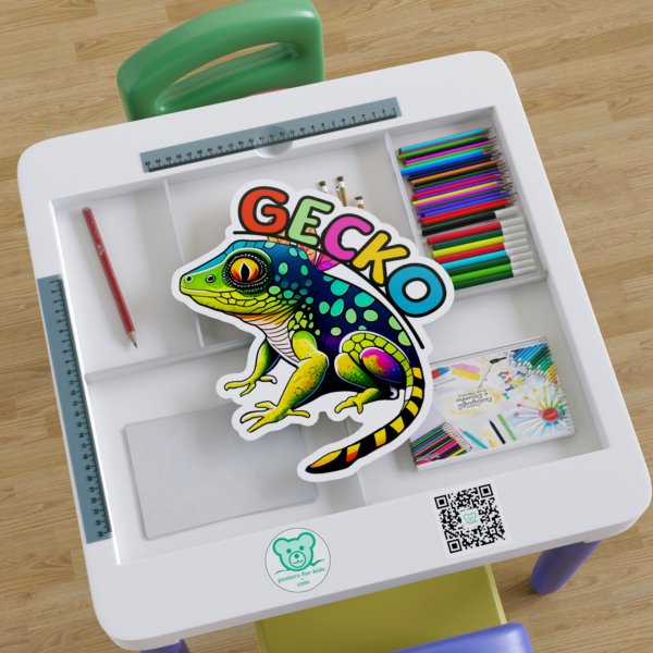 G for Gecko Sticker