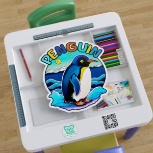 P is for Penguin Sticker