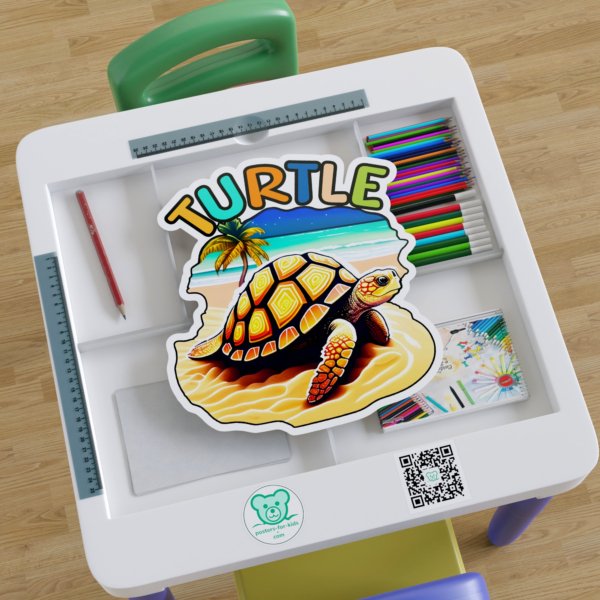 T for Turtle Sticker