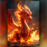 free poster,printable wall art,digital art,digital painting,free download,dragon